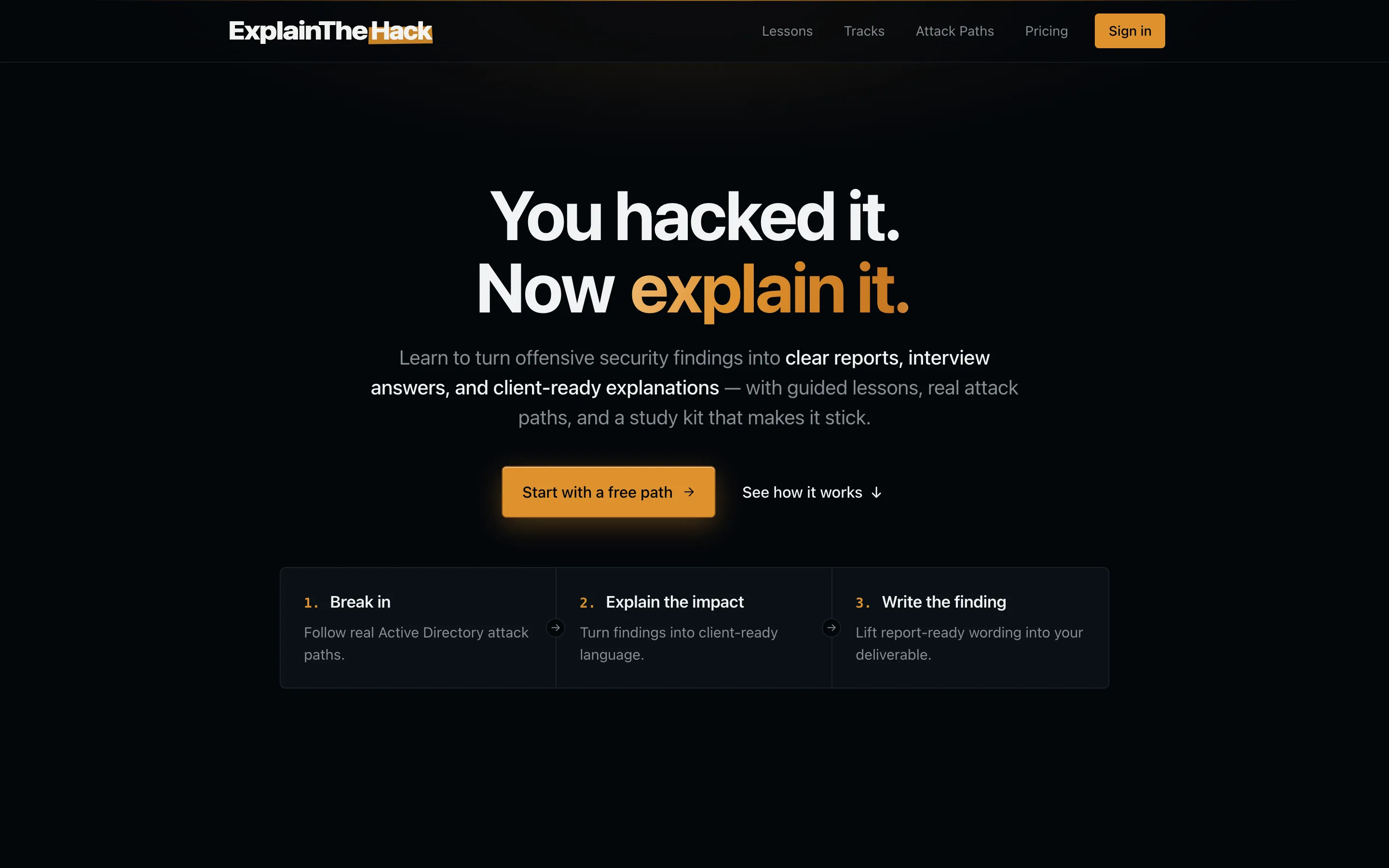 ExplainTheHack, Academia